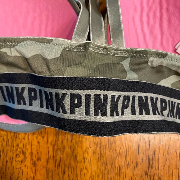 Camo bra by Pink by VS, front clasp. 34C underwire. Wear every push-up - Picture 4 of 13